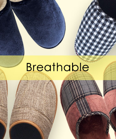 Breathable and warm mule slippers